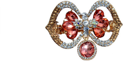 

Mansiyaorange Designer Fancy Latest Stone Hair Pin Hair Clip(Beige)