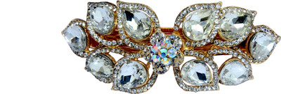 

Mansiyaorange Designer Fancy Latest Stone Hair Pin Hair Clip(White)