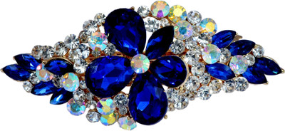 

Mansiyaorange Designer Fancy Latest Stone Hair Pin Hair Clip(Blue)