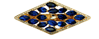

Mansiyaorange Designer Fancy Latest Stone Hair Pin Hair Clip(Blue)