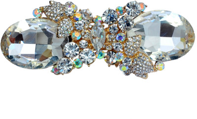 

Mansiyaorange Designer Fancy Latest Stone Hair Pin Hair Clip(White)