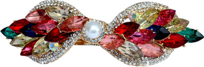

Mansiyaorange Designer Fancy Latest Stone Hair Pin Hair Clip(Multicolor)