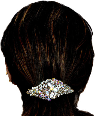 

Mansiyaorange Designer Fancy Latest Stone Hair Pin Hair Clip(White)
