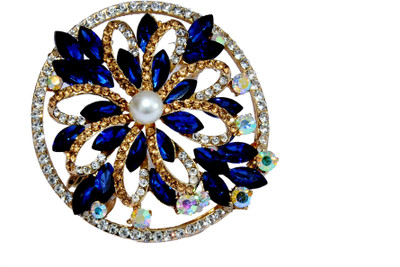 

Mansiyaorange Designer Fancy Latest Stone Hair Pin Hair Clip(Blue)