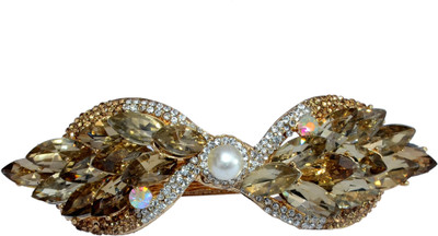 

Mansiyaorange Designer Fancy Latest Stone Hair Pin Hair Clip(Copper)
