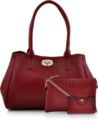 

Mark & Keith Hand-held Bag(Maroon)
