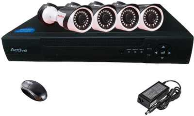 

Active Feel Free Life ACT4AHD4B 4 Channel Home Security Camera