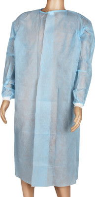 

Ashwa Group ADSSG002 Gown Hospital Scrub(Blue XXL)