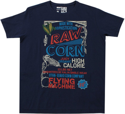 

Flying Machine Boys Solid Cotton T Shirt, Graphic tee