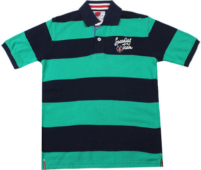 

612 League Boys Striped T Shirt, Navy