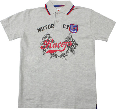 

612 League Boys Printed T Shirt, Grey