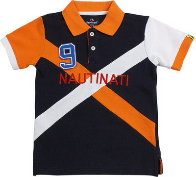 

NautiNati Boys Printed T Shirt, Multicolor