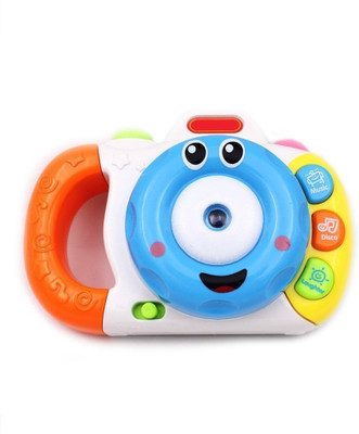 

HALO NATION Projection Camera-My First Toy Disco Music Simulation Cd Light & Educational Ear for kids(Multicolor)