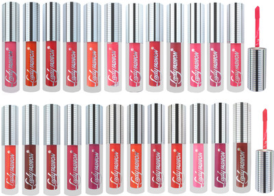 

Lady Fashion KISS PROOF SUPER MATTE LIPSTICKS (Set of 24 Lipsticks)(Multicolor,, 72 ml)