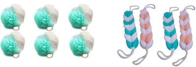 

Bajrang Loofah(Pack of 10), Multicolor