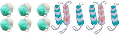 

Bajrang Loofah(Pack of 12), Multicolor