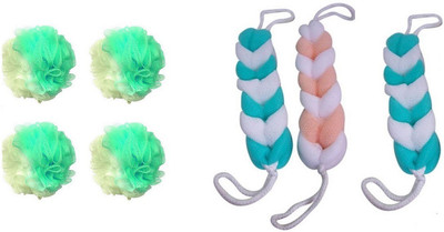

Bajrang Loofah(Pack of 7), Multicolor