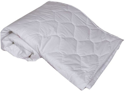 

Shopping Store Elastic Strap Single Size Mattress Protector(White)