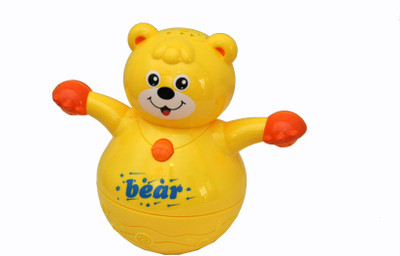 

NoVowels Musical Bear Tumbler Toy for Kids(Yellow)