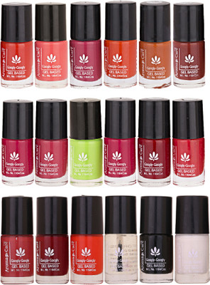 

Aroma Care Mab Quick Dry Nail Polish Set Of 18 Pcs ( Modern Shades) 0704201813 Multicolor Set-0704201813(Pack of 18)