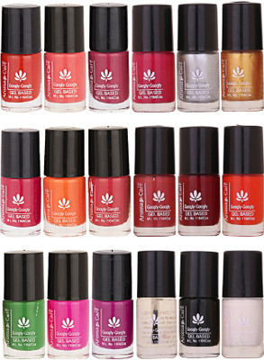 

Aroma Care Mab Quick Dry Nail Polish Set Of 18 Pcs ( Modern Shades) 0704201919 Multicolor Set-0704201919(Pack of 18)