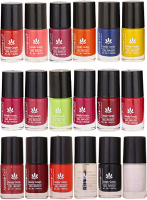 

Aroma Care Mab Quick Dry Nail Polish Set Of 18 Pcs ( Modern Shades) 0704201829 Multicolor Set-0704201829(Pack of 18)