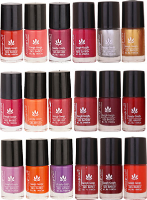 

Aroma Care Mab Quick Dry Nail Polish Set Of 18 Pcs ( Modern Shades) 0704201981 Multicolor Set-0704201981(Pack of 18)
