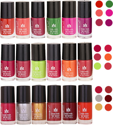 

Aroma Care Mab Quick Dry Nail Polish Set Of 18 Pcs ( Modern Shades) 0704201718 Multicolor Set-0704201718(Pack of 18)
