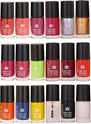 

Aroma Care Mab Quick Dry Nail Polish Set Of 18 Pcs ( Modern Shades) 0704201866 Multicolor Set-0704201866(Pack of 18)