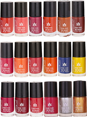

Aroma Care Mab Quick Dry Nail Polish Set Of 18 Pcs ( Modern Shades) 0704201925 Multicolor Set-0704201925(Pack of 18)