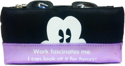 

Maurya Pustak Bhawan Mickey Ears Violet Graphics Art Fabric Pencil Box(Set of 1, Multicolor)