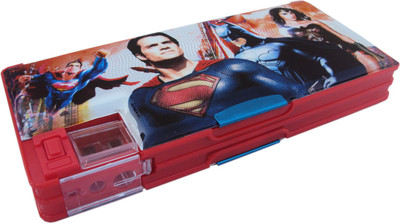 

Asera Superman Cartoon Art Plastic Pencil Box(Set of 1, Multicolor)