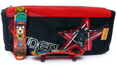 

Maurya Pustak Bhawan Rider Black Graphics Art Fabric Pencil Box(Set of 1, Multicolor)