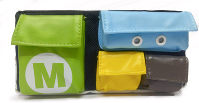 

Maurya Pustak Bhawan Multi Pocket Black Plain Art Fabric Pencil Box(Set of 1, Multicolor)