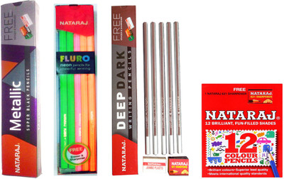 

NATARAJ Combo Pack Of Nataraj Pencil(Set of 4, Multicolor)