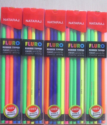 

NATARAJ Fluro Pencil(Set of 10, Multicolor)