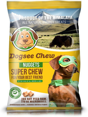 

Dogsee Chew Dogsee Chew Nuggets By Goofy Tails Milk, Vegetable Dog Chew(80 g, Pack of 5)