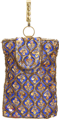 

Bagaholics Waist Clip Mobile Pouch Mobile Pouch(Blue, Gold)