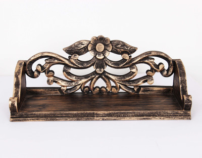 

Make Home Happy Happy-wallshelf-1 Wooden Wall Shelf(Number of Shelves - 1, Gold)