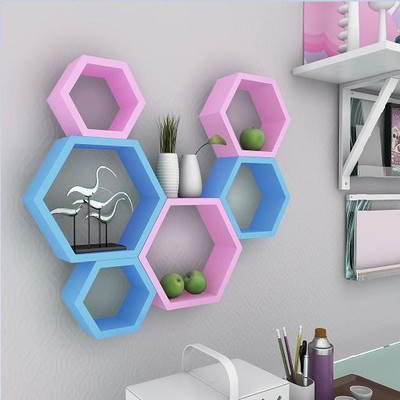 Rajtai Shree MDF Wall Shelf(Number of Shelves - 6)