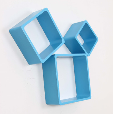 

Make Home Happy Happy-ws-3 MDF Wall Shelf(Number of Shelves - 3, Blue)