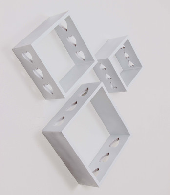 

Make Home Happy Happy-ws-14 MDF Wall Shelf(Number of Shelves - 3, White)
