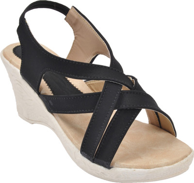 

With The Fashion Women BLACK Flats