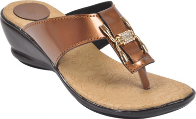

With The Fashion Women COFFEE Flats