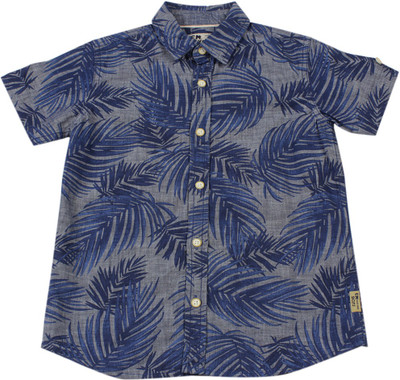 

Flying Machine Boys Solid Casual Shirt, Dark blue