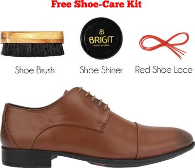 Brigit Derby Shoes Black Lace Up