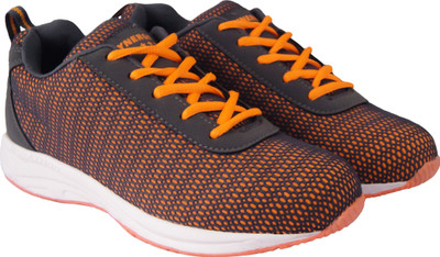 

Action Synergy SRF0074 Grey/Orange Phylon Sole Sports Running Shoes For Men(Orange