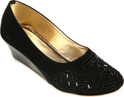 

Trendy Feet Party Wear For Women(Black