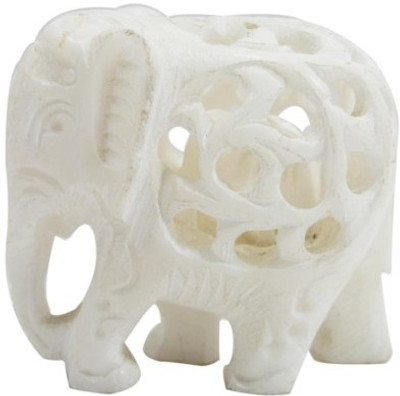 

Mahaveer Creation Decorative Showpiece - 5 cm(Stoneware, White)