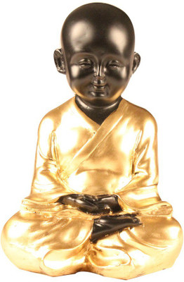 

Apkamart Handicraft Baby Monk Statue - Decorative Showpiece for Room Decoration and Gifts Decorative Showpiece - 8 cm(Polyresin, Multicolor)